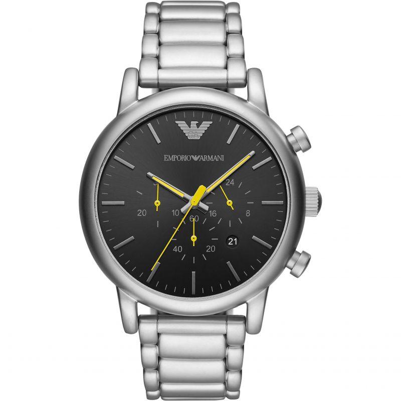 Emporio Armani Men's Luigi Chronograph Steel Watch - AR11324